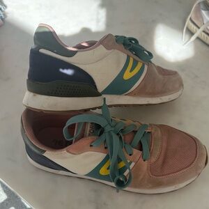 Tretorn Multicolor Sneakers - Pink, Green, Blue, White